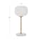 CosmoLiving by Cosmopolitan 23" White Metal Modern Table Lamp